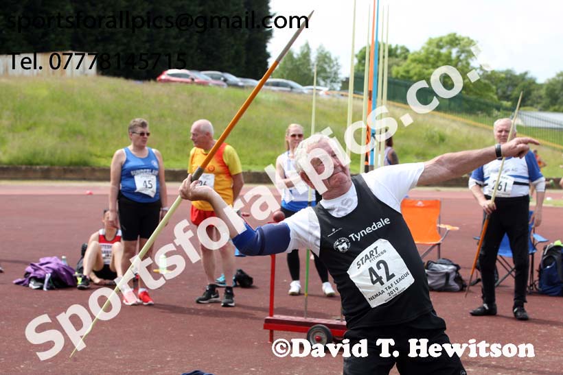 Mens javelin, 2019 NEMA Track and Field Champs, Monkton. Photo:  David T. Hewitson/Sports for All Pics